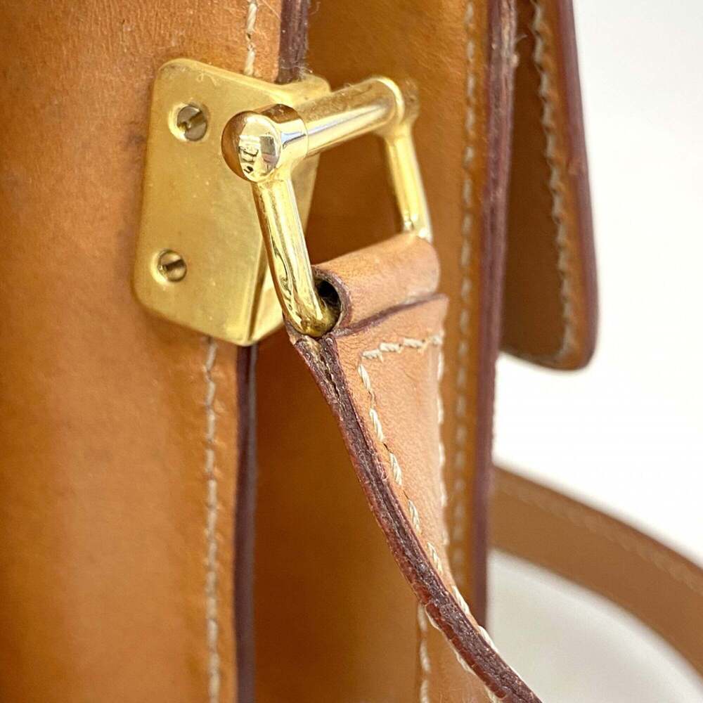 Celine Macadam Shoulder Bag, Brown, Women's OP004364 - Picture 9 of 11